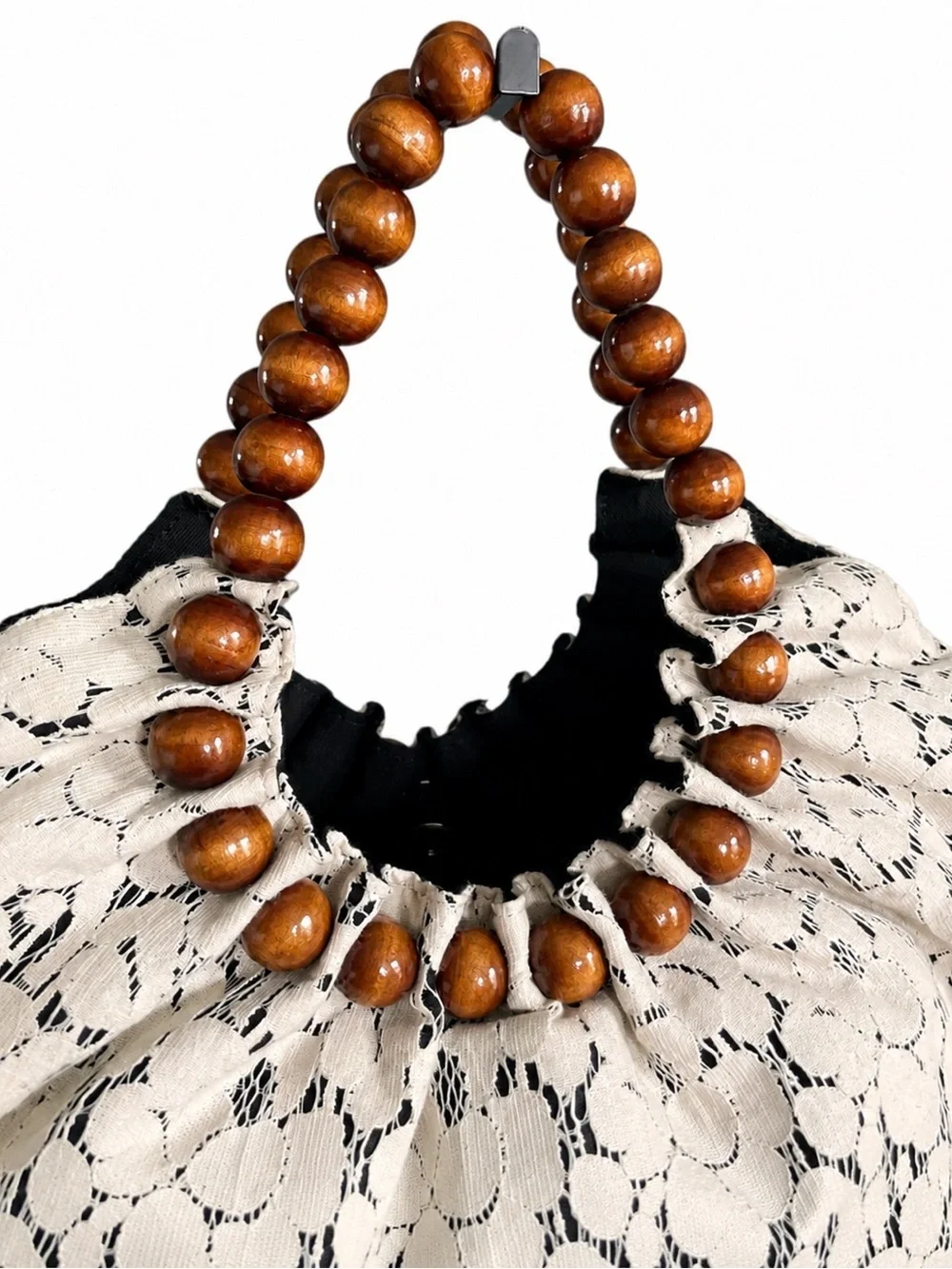 Talbots lace hobo